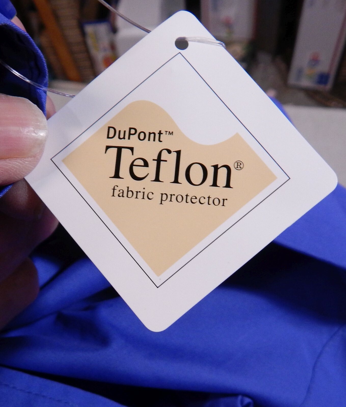 NEW Taco Bell WOmen's  Button Down  Shirt  Port Authority Blue Teflon  XL