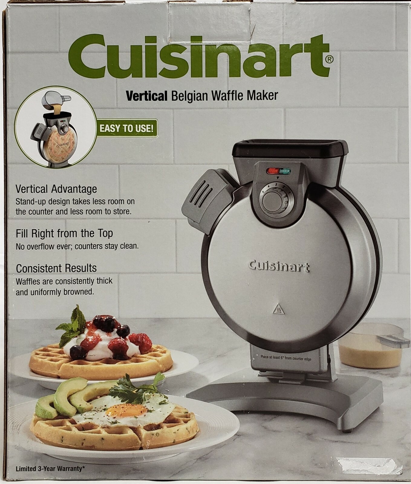cleaning a cuisinart waffle maker