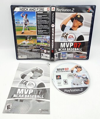 MVP 07 NCAA Baseball (Sony PlayStation 2, 2007) CIB Complete Polished Disc 