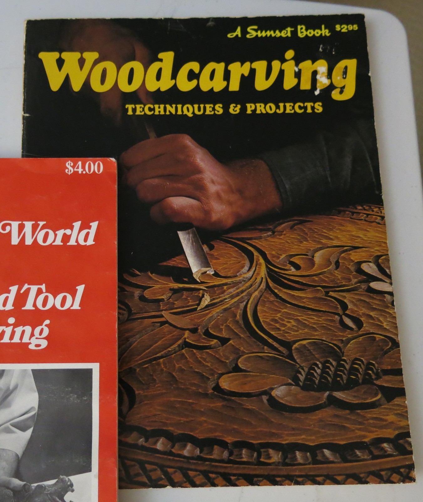 Lot of 3 Vintage Wood Carving Books Whittling Techniques Projects