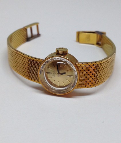 Girard Perregaux 18k Solid Gold Vintage 1960's Ladies Cocktail