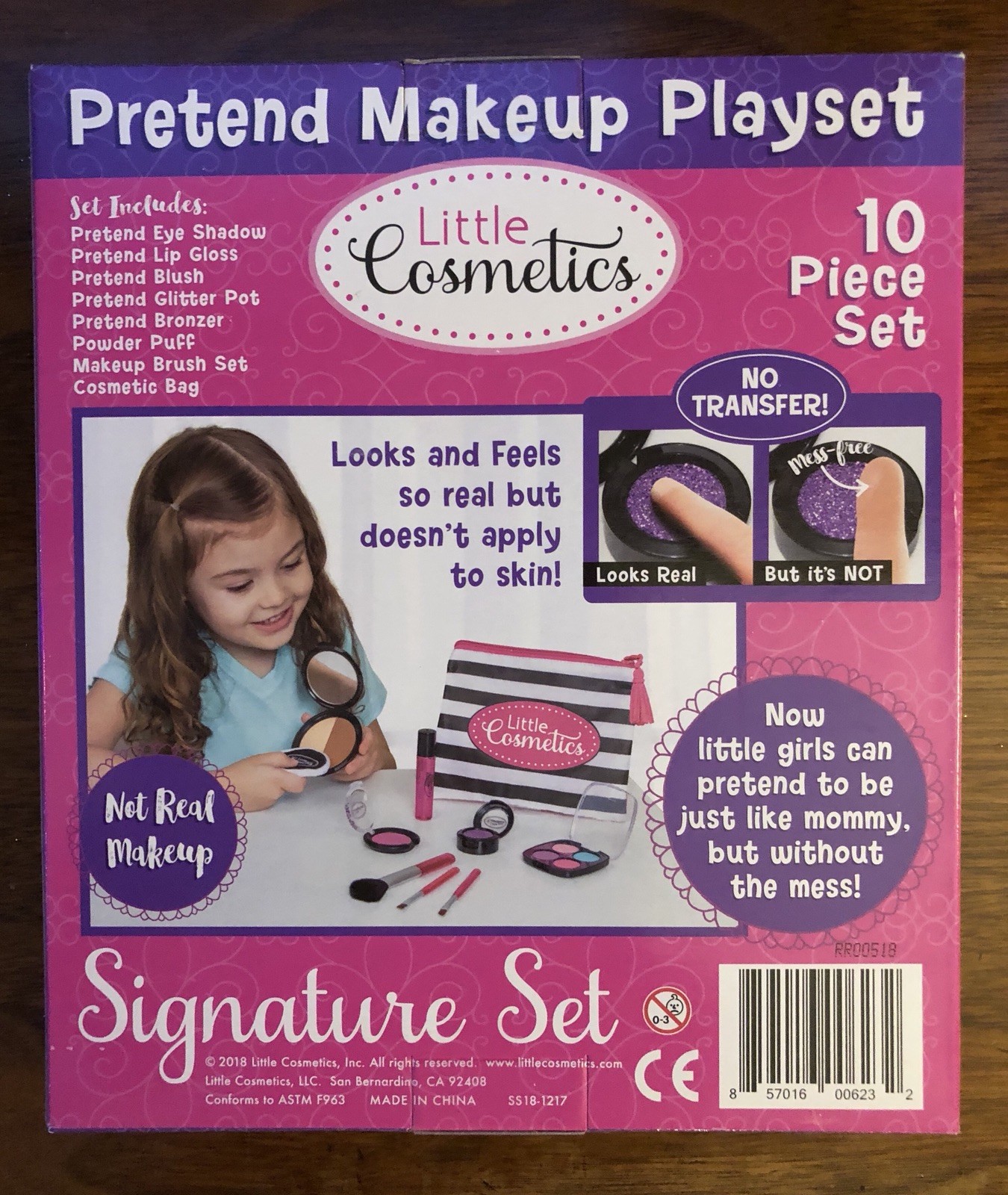 Little Cosmetics Pretend Makeup Signature Playset 10 Pc Kit