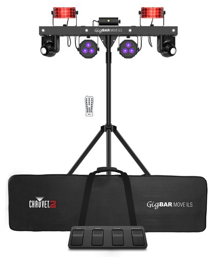 Chauvet DJ GIGBAR MOVE ILS Kit w/Moving Heads/Derbies/Washes/Laser/Strobe Lights