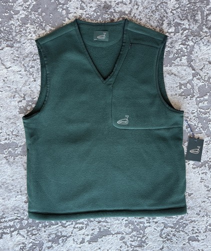 AIME LEON DORE ALD Golf Fleece V-Neck Vest - Green size: S