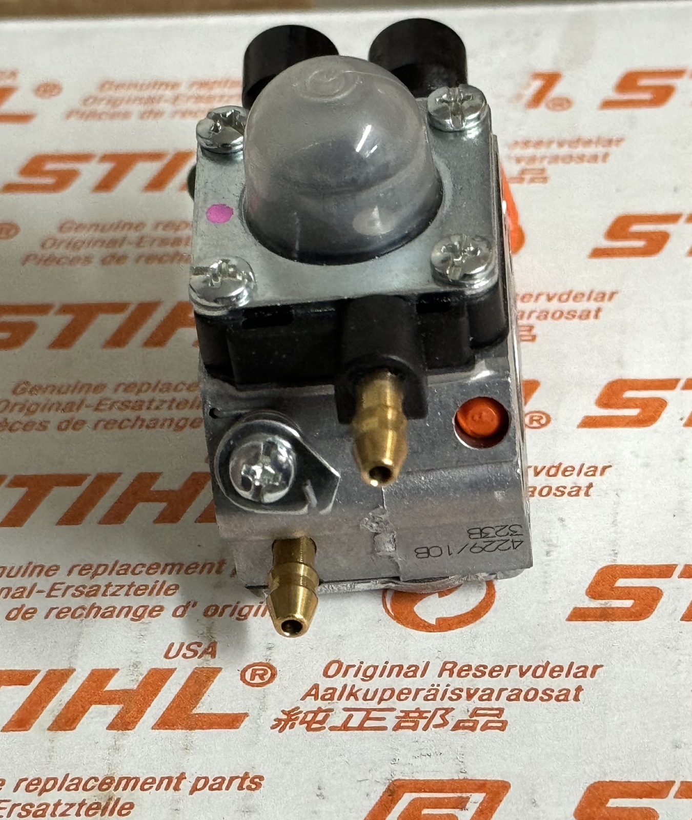 STIHL OEM ZAMA CARBURETOR 4229 120 0650 / 0608 4229/10 FOR BG50  BG 50 GENUINE - Picture 7 of 9