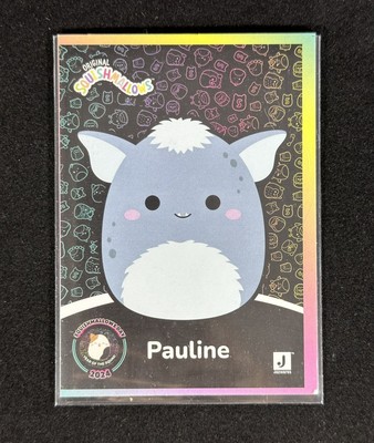 Squishmallow Card ONLY Pauline Blue Troll LE380 Squishmallow Day 2024