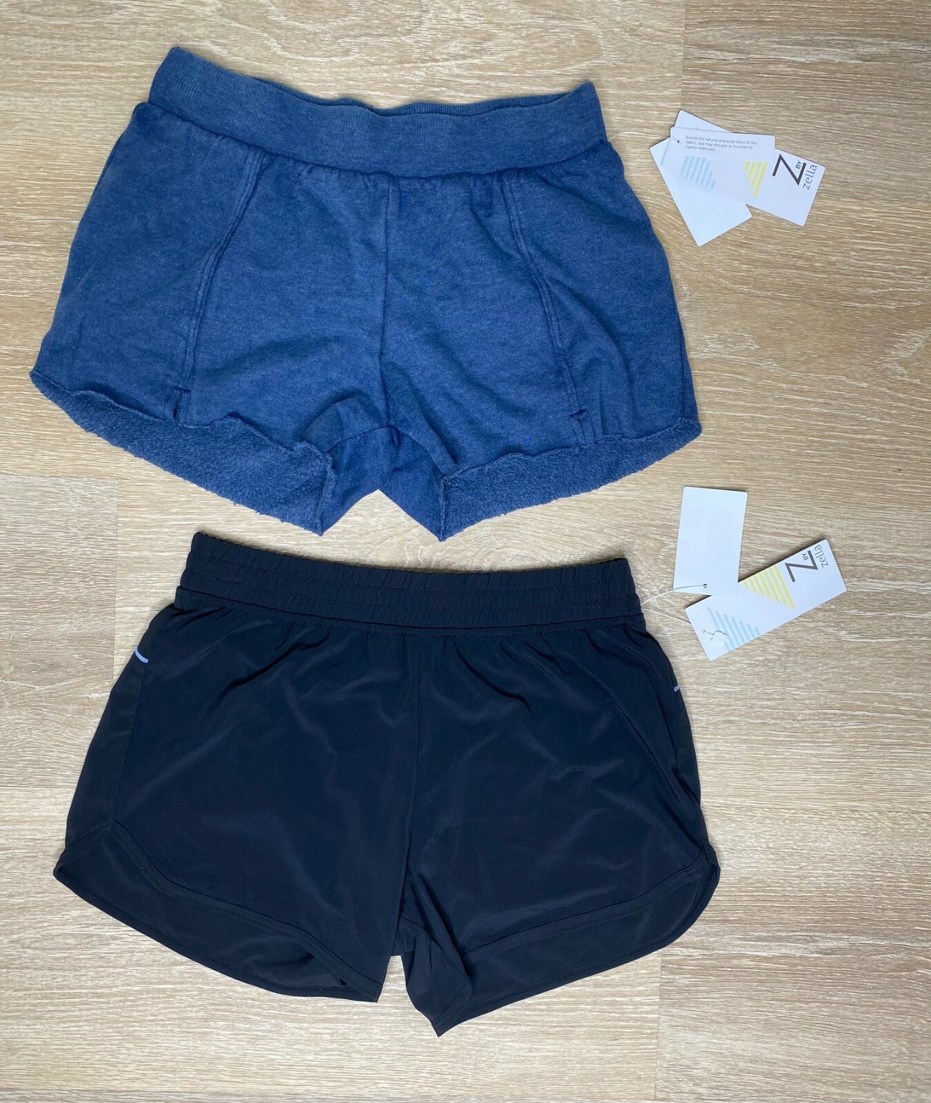 

Шорты для бега Nordstrom Z by ZELLA, черные, синие шорты для бега для танцев,  10/12, 2 шт, Черный, Z