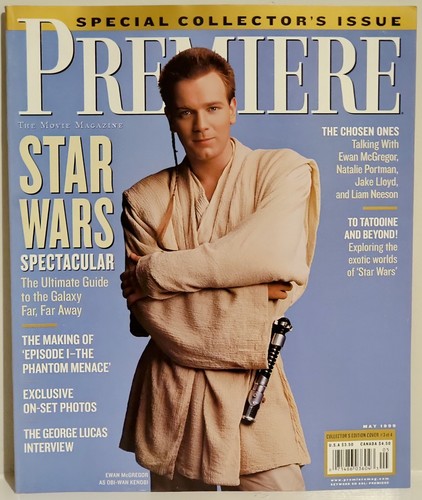 STAR WARS Phantom Menace TVガイドカバー 200個限定 TV Guide: Star Wars: The Phantom Menace Special Issue (May