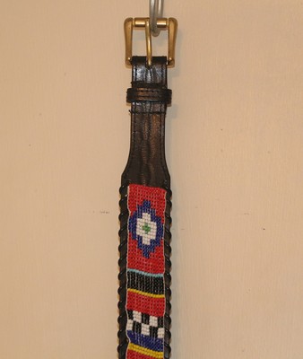 ELISABETH AZTEC LEATHER BELT SIZE 3-22 41-43