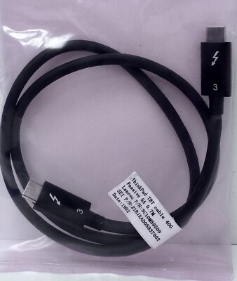Lenovo Thunderbolt 3 Cable 0.7M 40Gbps 100W 5K 4K Display USB-C