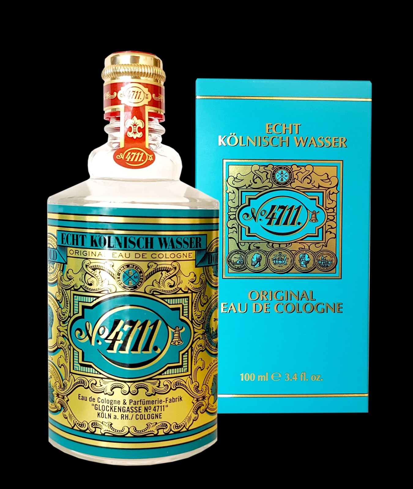  4711 Echt Kölnisch Wasser 100 ml  neu &Original Eau de Cologne für Herren 