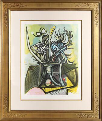 ☆ピカソ　Vase De Fleurs　☆ Pablo Picasso, Vase de Fleurs, Lithograph on Arches | eBay