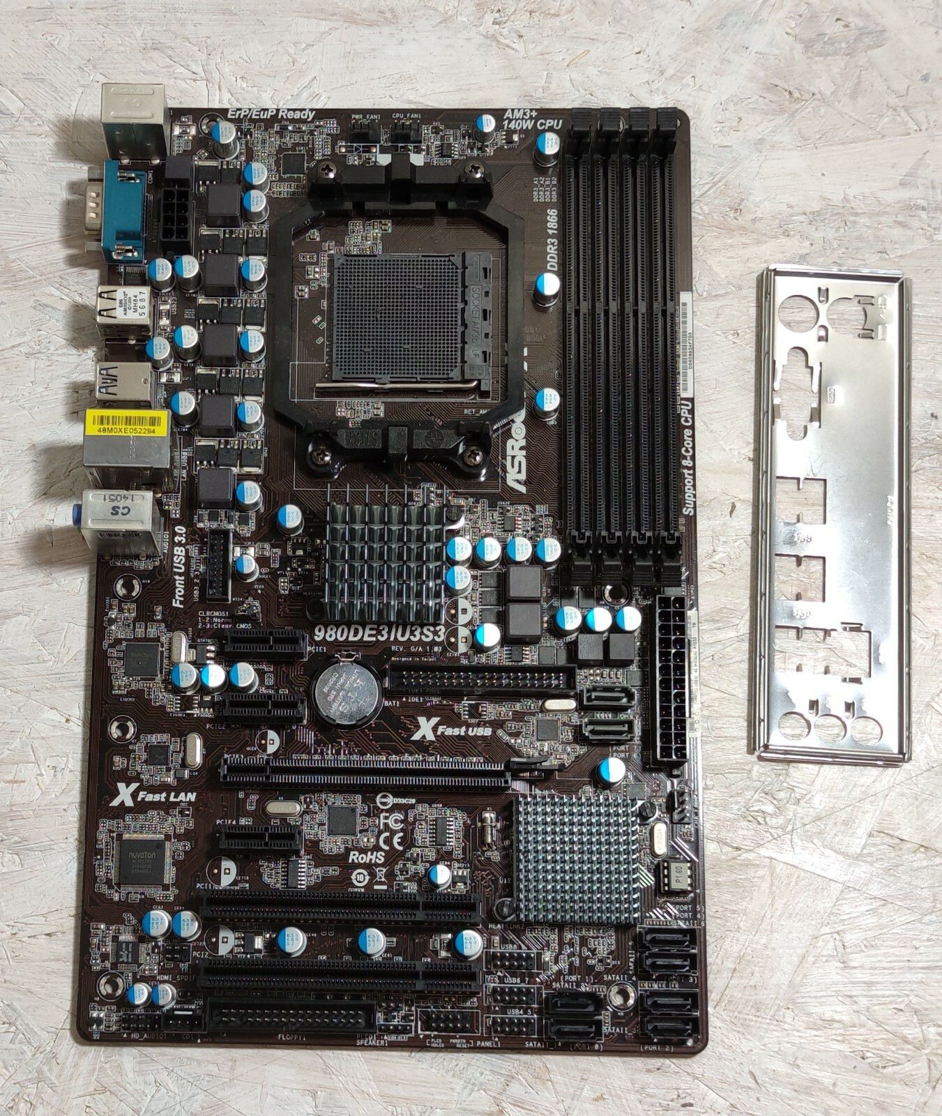 ASRock 980DE3/U3S3, AM3+ (plus), AMD Motherboard