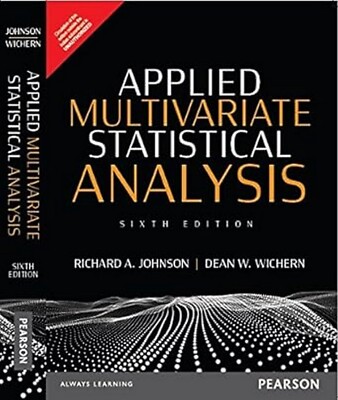 Applied Multivariate Statistical Analysis 6th INTL ED ''''Free Ship from USA''