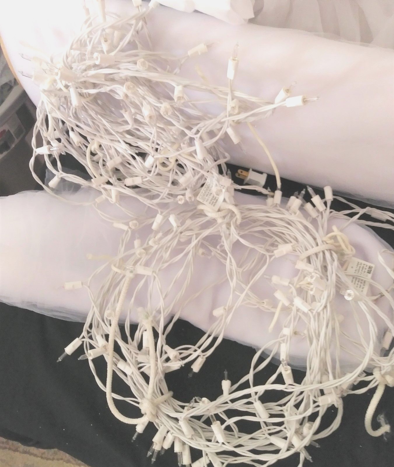 Tulle/Fairy String Lights/Sheer Fabric/Extension Cords-Events Or Christmas Decor