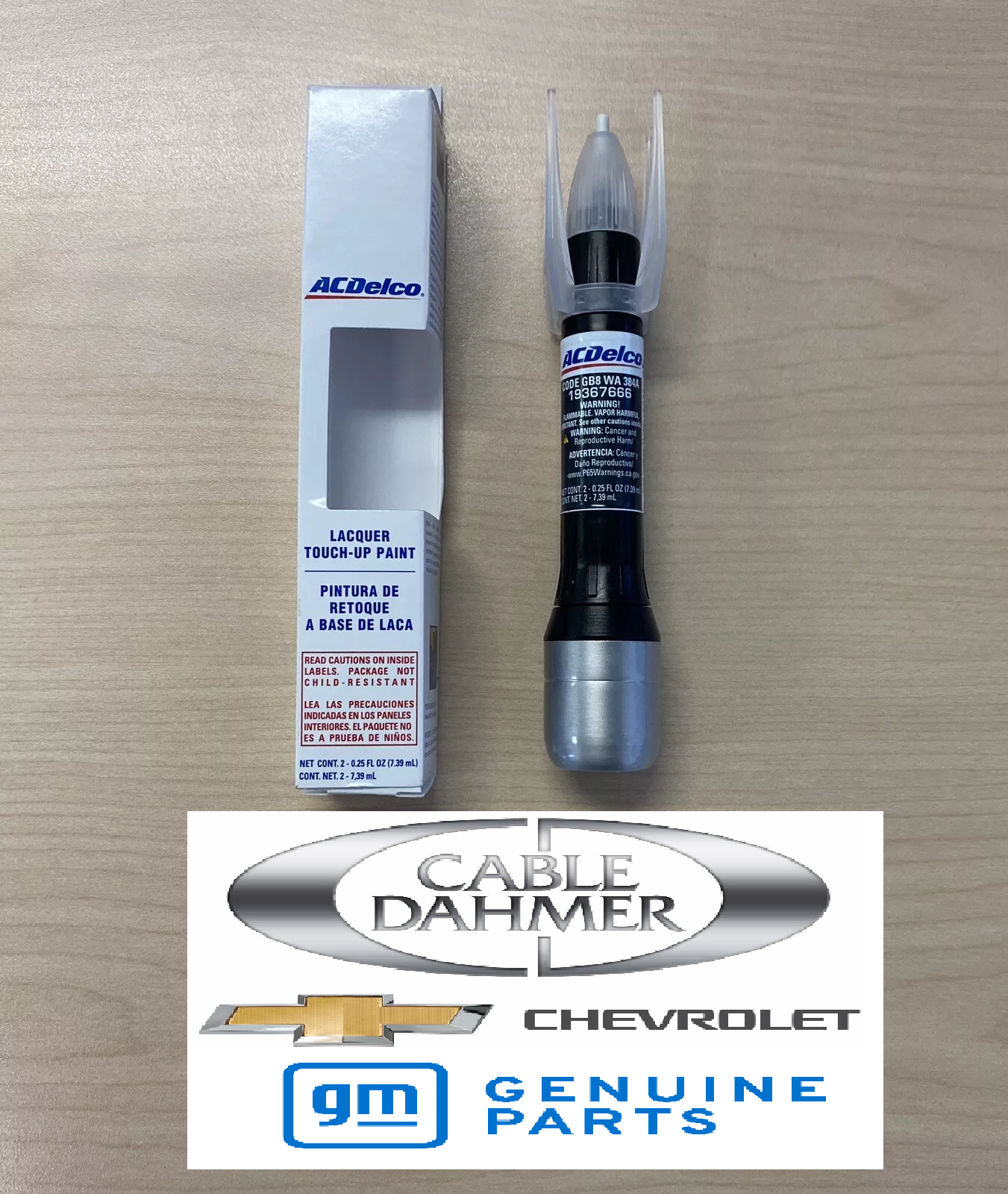 Genuine GM ACDelco Mosaic Black Metallic Touch Up Paint Code