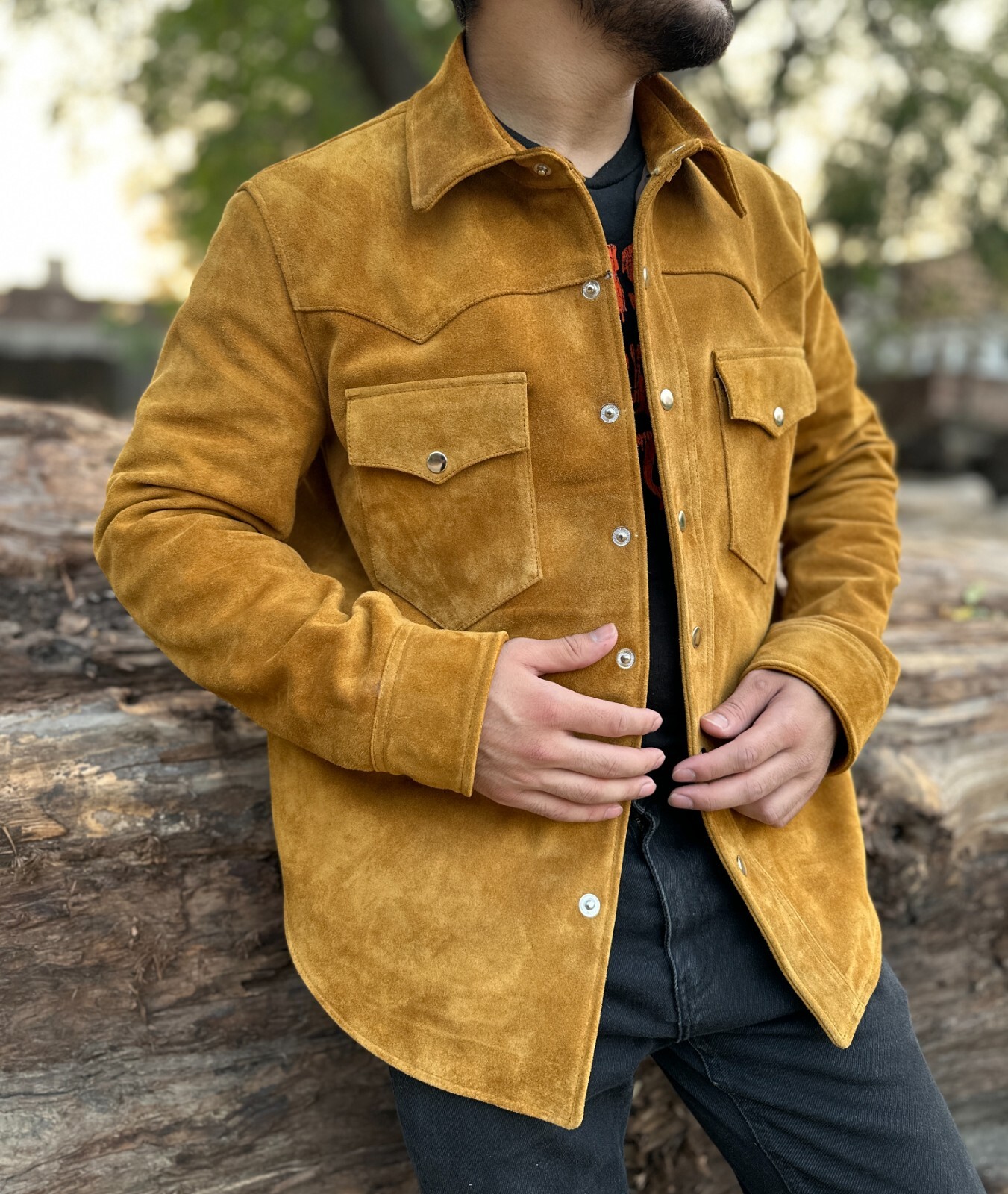 ゆ*た様 BACKRASH Western leather shirt ゆ*た様 BACKRASH Western leather shirt