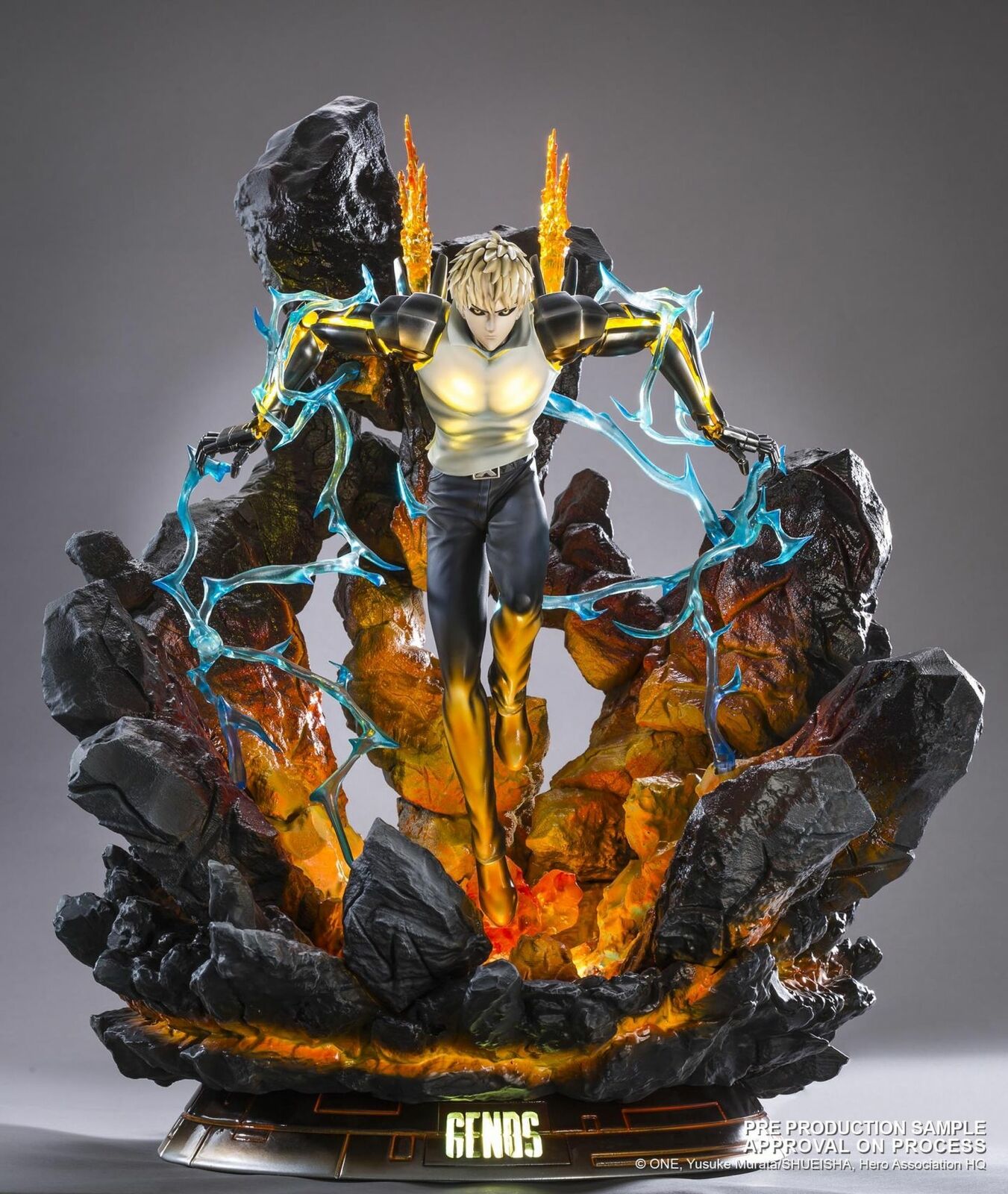 Tsume Art One Punch Man Genos HQS Statue 1/6 Scale Figure US Tsume Art One Punch Man Genos HQS Statue 1/6 Scale Figure US