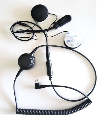  IMSA HELMET MOTOROLA 2 PIN CAR BODY HARNESS W/SPEAKER AND MIC