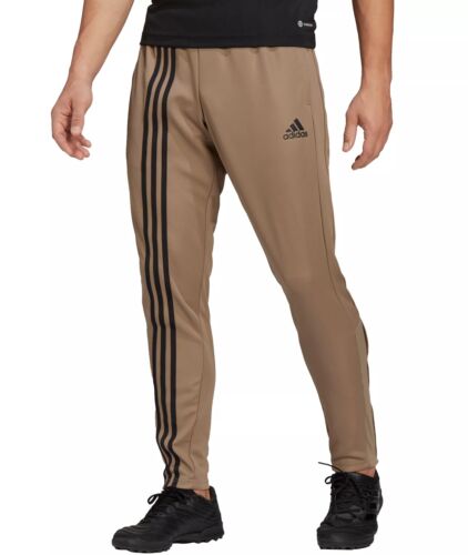 adidas Мужские спортивные брюки Tiro Disrupted с 3 полосками, мелово-коричневый/черный