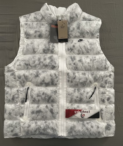 ジャケット・アウター XL NIKE THERMA FIT TECH PACK VEST Nike TECH Pack Therma-FIT Men'S Insulated Vest, White/Gray