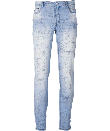 Мужские джинсы A. Tiziano темно-синего цвета с принтом Spencer Denim