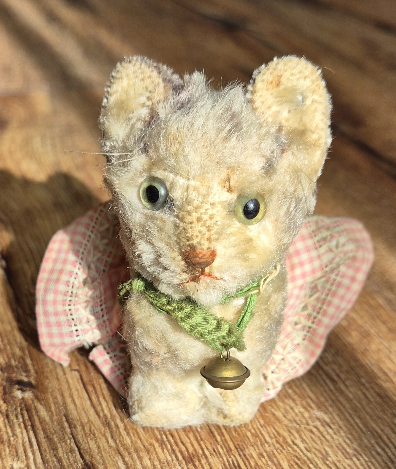 Grünes Halsband Mit Glöckchen – Weiches PU-Leder, Verstellbar Für Katzen & Kleine Hunde (XXS–M)