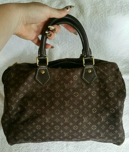 Authentic Louis Vuitton Monogram Mini Lin Speedy 30 | eBay