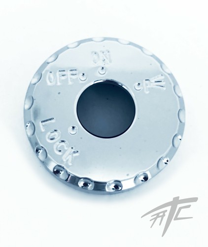 ZX-14 CHROME DIAMOND CUT “ZX” ENGRAVED KEY COVER 2011 KAWASAKI ZX