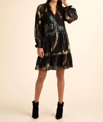 Pre-owned Trina Turk Rhapsodic Dress In Black - Size S