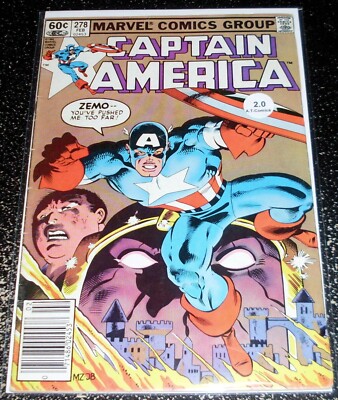 Captain America 278 (2.0) 1st Print 1983 Marvel Comics - Flat Rate Shipping