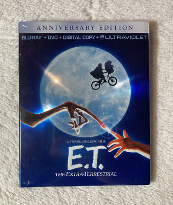 NEW  SEALED E.T. The Extra-Terrestrial Blu-ray/DVD 2-Disc, Anniversary Edition