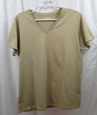  Women's Lands End T Shirt Large Relaxed Fit
