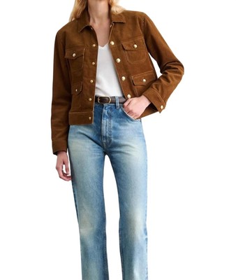 Pre-owned Nili Lotan Lizeth Jacket In Camel - Size L In Brown