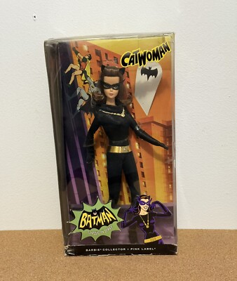 2012 Mattel Barbie Collector Pink Label Catwoman Batman TV Series