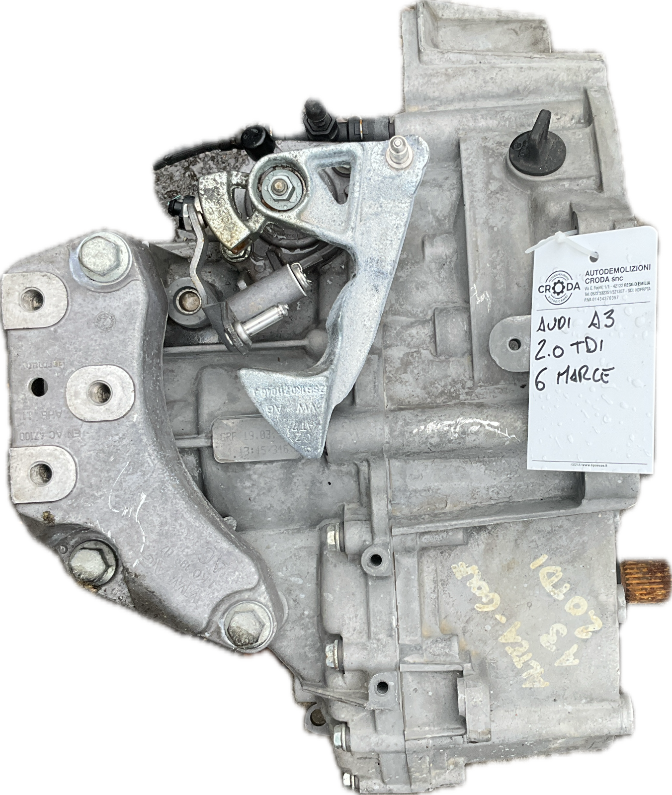 Cambio manuale leva per modello AUDI A3 6 marce 2.0 TDI ricambio usato