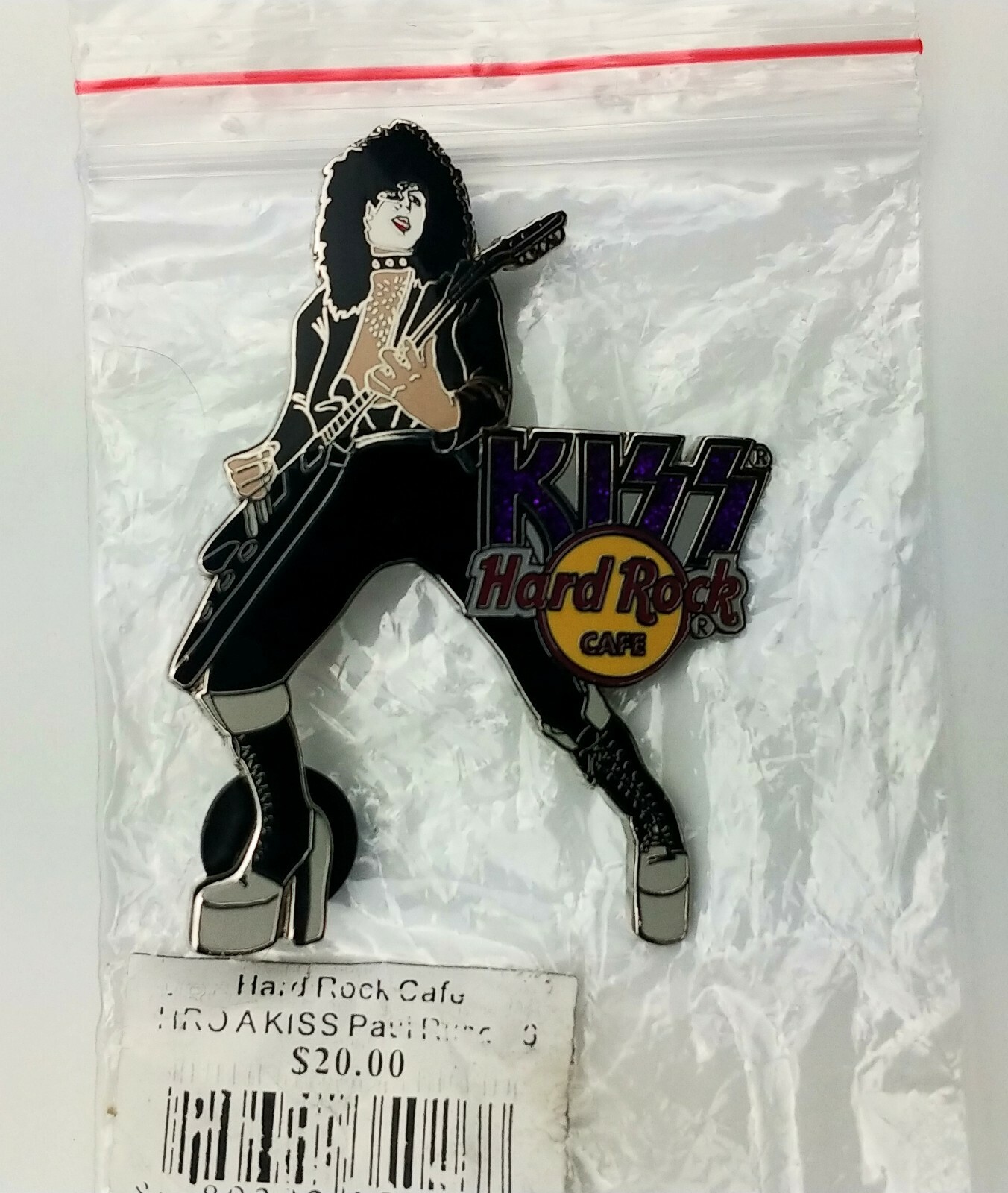 激レア！！KISS×Hard Rock cafe バッジ KISS Hard Rock Café Pin Badge Online Paul Stanley Destroyer