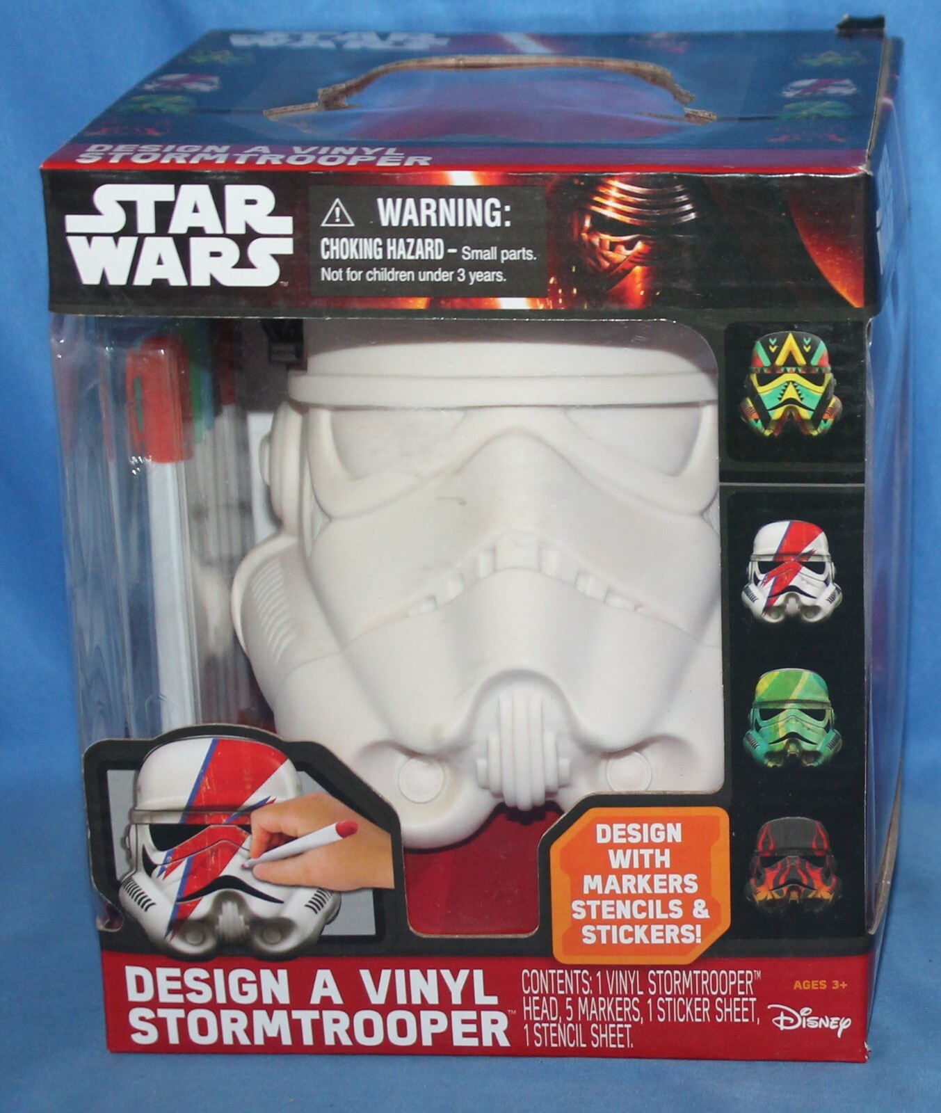 スターウォーズ DESIGN A VINYL STORMTROOPER STAR WARS DESIGN A VINYL STORMTROOPER WITH MARKERS STENCILS