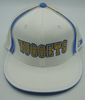 NBA Denver Nuggets Reebok Adult Structured Fitted Cap Hat NEW SEE DESCRIPTION