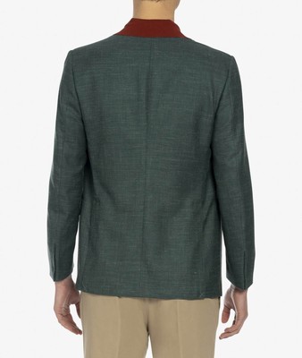 Pre-owned Larusmiani Godard Tailored Jacket Blazer In Green