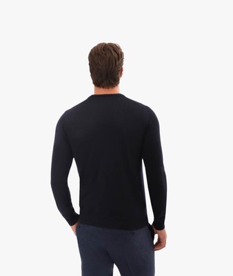 Pre-owned Larusmiani V-neck Sweater 'pullman' Sweater In Blue