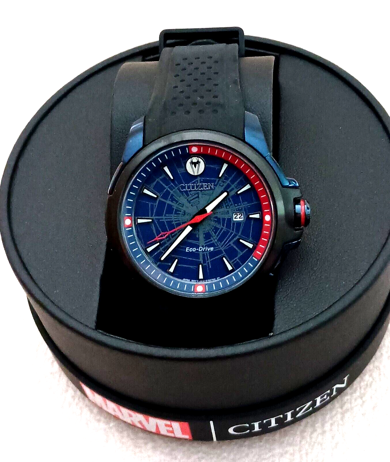 CITIZEN 腕時計 【Spider-Manモデル】AW1156-01W CITIZEN ECO-DRIVE MARVEL WATCH SPIDERMAN. Reference # AW1156