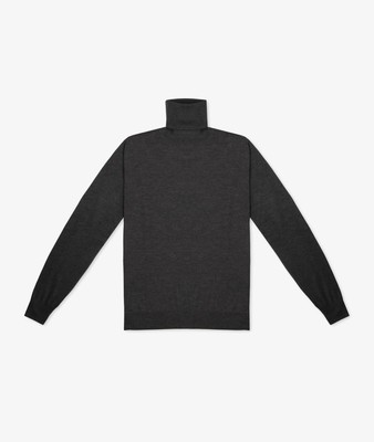 Pre-owned Larusmiani Turtleneck Sweater 'pullman' Sweater In Dimgray