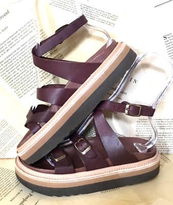 

Сандалии Free People Jeffrey Campbell Marina со стелькой и ремешками, коричневые, 41/11, НОВИНКА, Коричневый, Marina footbed sandals