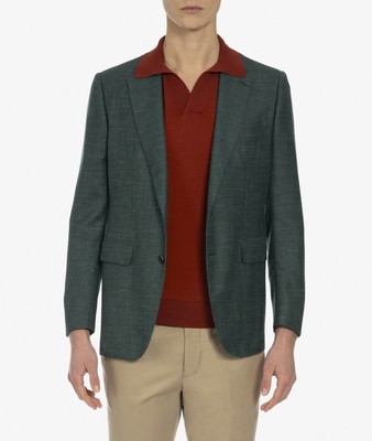 Pre-owned Larusmiani Godard Tailored Jacket Blazer In Green