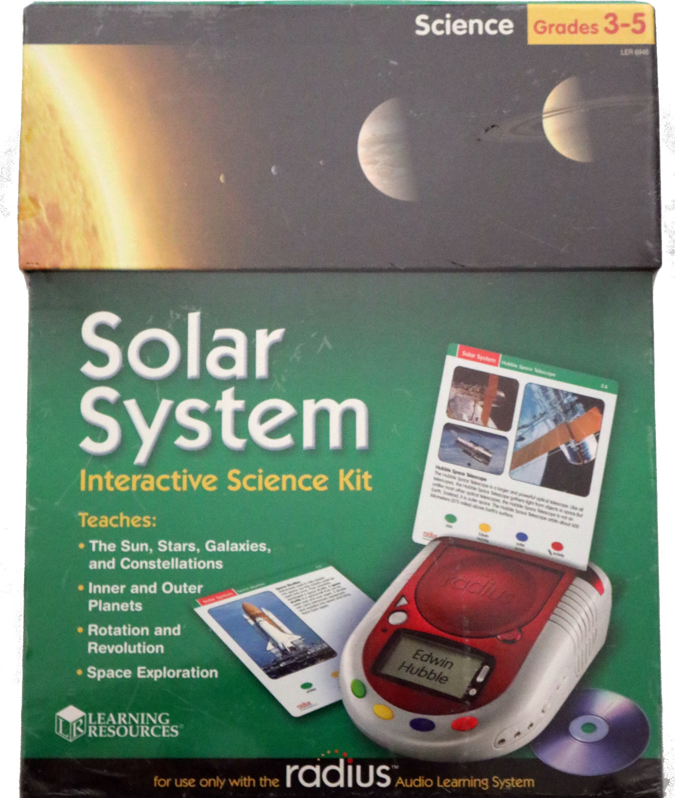 Learning Resources Radius CD Card Set Science Solar System Grades 3-5 NEW