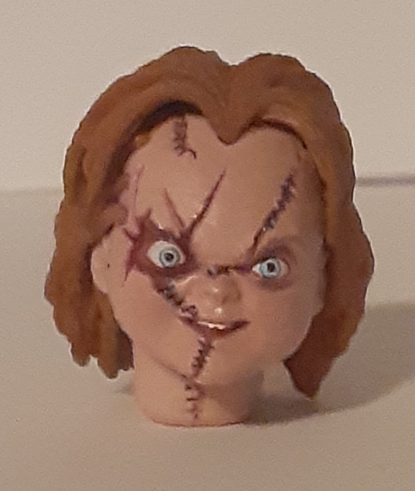 Chucky リアルサイズのフィギア用のヘッドのみ、メキシコ製、未使用品 Chucky リアルサイズのフィギア用のヘッドのみ、メキシコ製、未