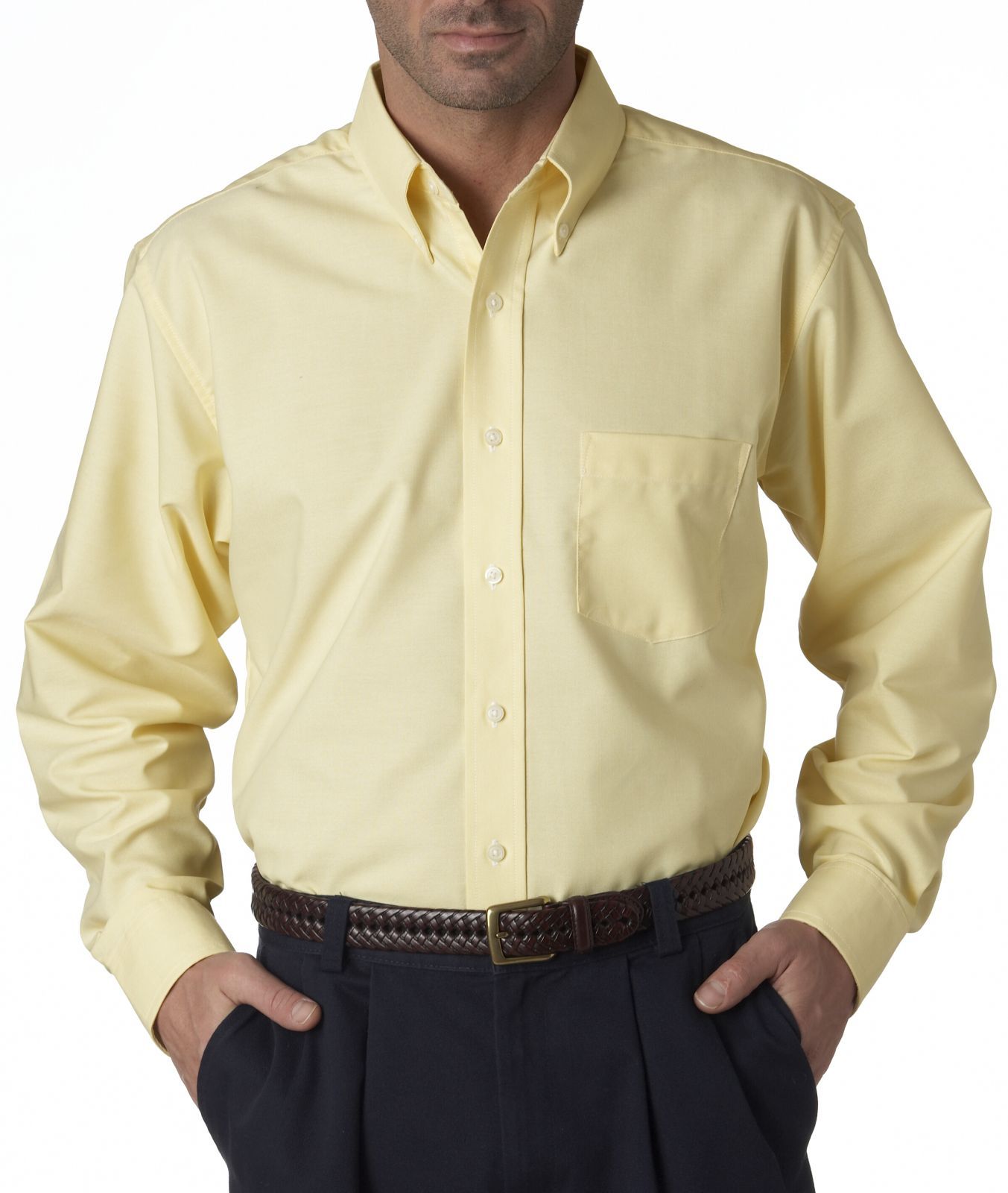 Men's Classic Wrinkle Free LongSleeve Button Down Oxford