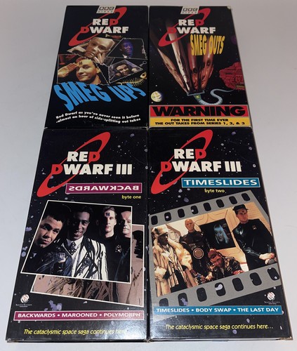 RED DWARF Smeg Ups & Outs / iii 3 byte 1 & 2 VHS Lot of 4 | eBay