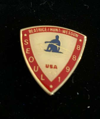 Rowing Olympic Pin Beatrice-Hunt-Wesson 1988 Seoul, Korea